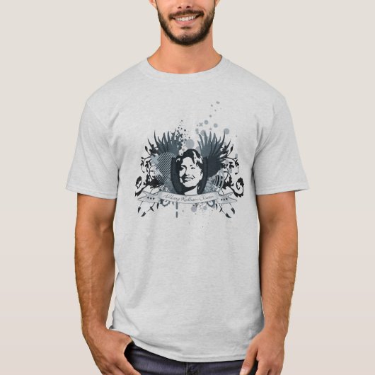 ヒラリー・クリントン08. hi-fi. v2. tシャツ (正面)