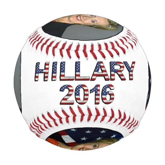 ヒラリー・クリントン2016年の野球の大統領 野球ボール (正面)
