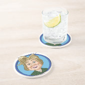 ヒラリー・クリントン2016年 コースター (側面)