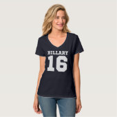 ヒラリー・クリントン2016年 Tシャツ (正面フル)