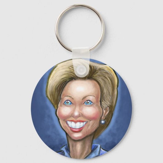 ヒラリー・クリントン キーホルダー (正面)