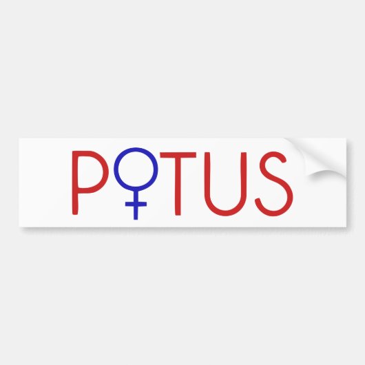 ヒラリー・クリントン バンパーステッカー (正面)