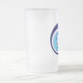 ヒラリー・クリントン：ブルーバブル： フロストグラスビールジョッキ (中央)