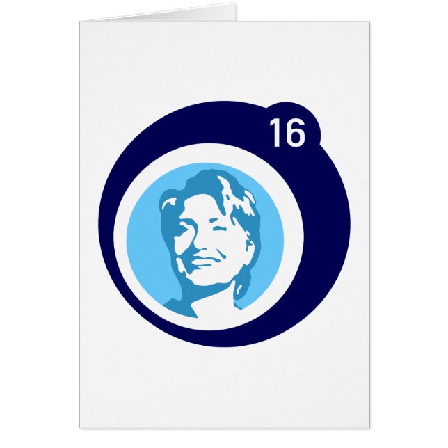 ヒラリー・クリントン・ブルー・バブル (正面)