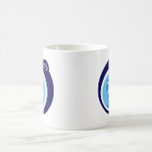 ヒラリー・クリントン・ブルー・バブル コーヒーマグカップ (中央)