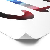 ヒラリー・クリントン《写真》ぼけ味 ポスター (角)