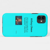 ヒラリー・クリントン "子供" 引用文 iPhone 5 カバー (裏面(横))