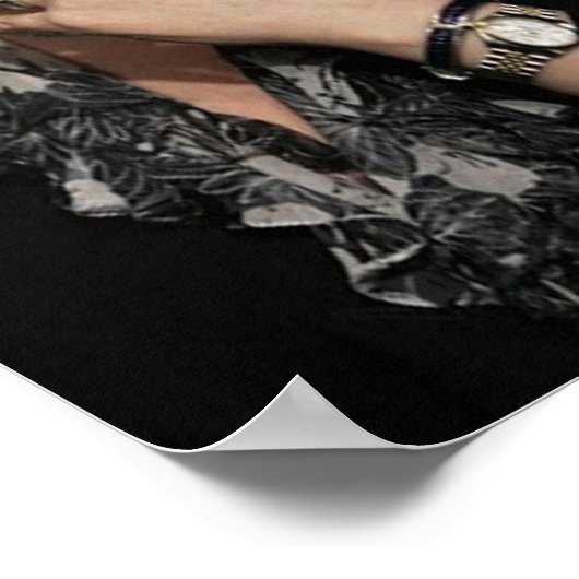 ヒラリー・クリントン「教育と親」引用文ポスター ポスター (角)