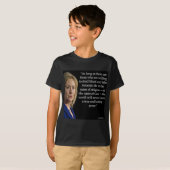 ヒラリー・クリントン 血液宗教 引用 Tシャツ (正面フル)