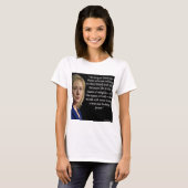 ヒラリー・クリントン 血液宗教 引用 Tシャツ (正面フル)