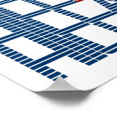 ヒラリー・クリントンtextStacks ポスター (角)