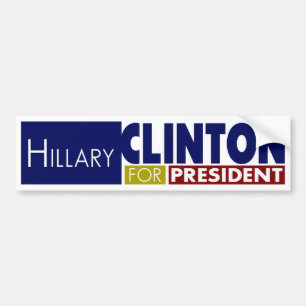 ヒラリー・クリントンV1大統領 バンパーステッカー