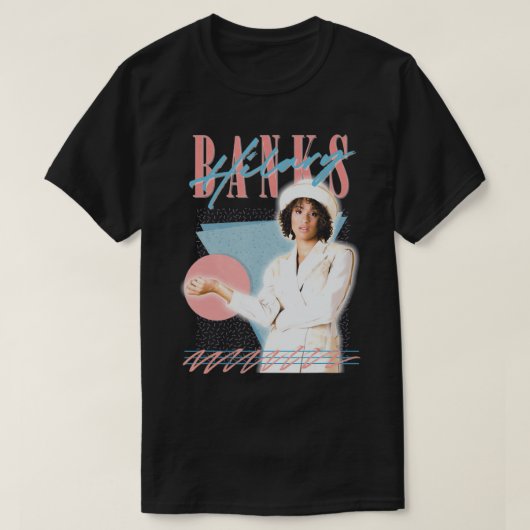 ヒラリー・バンクス – 90sスタイルファンヴィンテージTシャツ Tシャツ (デザイン正面)