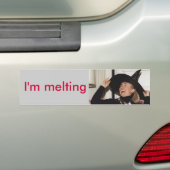 ヒラリー バンパーステッカー (車上)