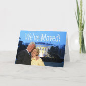 ヒラリー&ビル新住所クリスマス シーズンカード (正面)