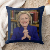 ヒラリー&ヴィレッジ引用文20x20コットン装飾用クッション クッション (ブランケット)