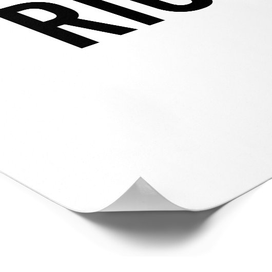 ヒラリー – 女の子は基本的な権利を持ちたいと思う ポスター (角)