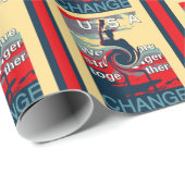 ヒラリー USA 私たちは一緒ならもっと強くなれる ラッピングペーパー (ロールコーナー)