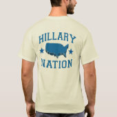ヒラリーNATION.png Tシャツ (裏面)