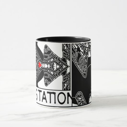 ヒラ駅 マグカップ (中央)