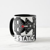 ヒラ駅 マグカップ (正面左)