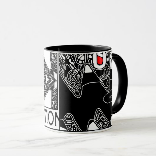 ヒラ駅 マグカップ (正面右)