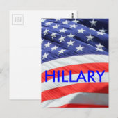 ヒリランニングラリー・アメリカ国旗 ポストカード (正面/裏面)