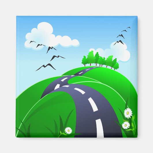 ヒリー道路、磁石 マグネット (正面)