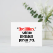 ヒリ選ローは人知性があるを言わなかった ポストカード (スタンド正面)