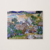 ヒルにある茅葺き屋根の小屋 by ヴィンセント・ヴァン・ゴッホ ジグソーパズル (横)