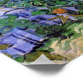 ヒルにある茅葺き屋根の小屋 by ヴィンセント・ヴァン・ゴッホ ポスター (角)