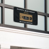 ヒルの上ノスタルジック誕生日 横断幕 (ビルの外側)