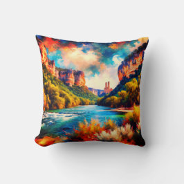 「ヒルカントリーヘブン：テキサス州ヒルカントリーランドスケープ」 クッション