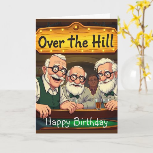 ヒルクラブ越え カード (黄色い花)