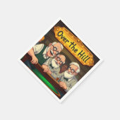 ヒルクラブ越え スタンダードカクテルナプキン (角)