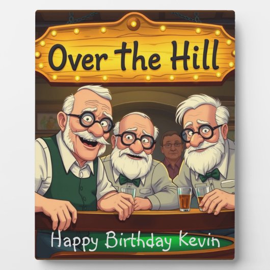 ヒルクラブ越え フォトプラーク (正面)