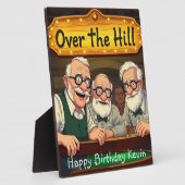 ヒルクラブ越え フォトプラーク (側面)