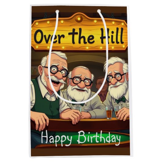 ヒルクラブ越え ミディアムペーパーバッグ (正面)