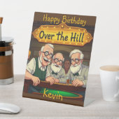 ヒルクラブ越え 台座サイン (インサイチュ)