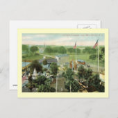 ヒルサイドアミューズメントパーク、ベルヴィル、NJヴィンテージ ポストカード (正面/裏面)