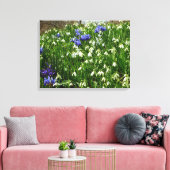 ヒルサイドオブアーリー春の花景観 キャンバスプリント (インサイチュ (リビング))