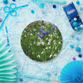 ヒルサイドオブアーリー春の花景観 ペーパープレート (パーティー)