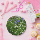 ヒルサイドオブアーリー春の花景観 ペーパープレート (パーティー)