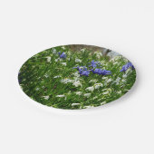 ヒルサイドオブアーリー春の花景観 ペーパープレート (アングル)