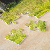 ヒルサイドシャックビューオブマウンテンズ&フォレスト ジグソーパズル (側面)