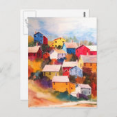 ヒルサイドビレッジハウスハガキ ポストカード (正面/裏面)