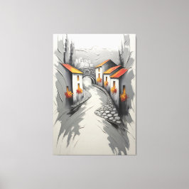 ヒルサイドビレッジパスウェイ キャンバスプリント