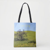 ヒルサイドフォトオーク自然風景写真 トートバッグ (正面)
