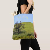 ヒルサイドフォトオーク自然風景写真 トートバッグ (クローズアップ)
