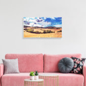 ヒルサイド調和 キャンバスプリント (インサイチュ (リビング))